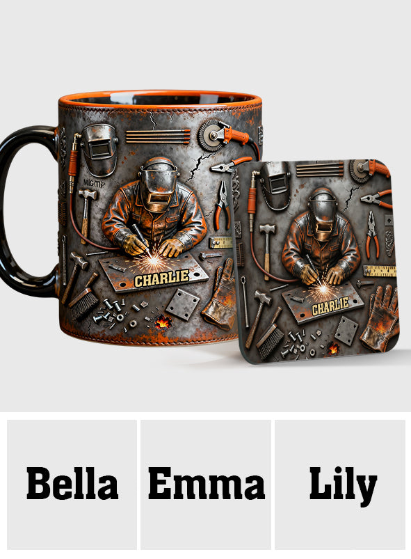 Mug personnalisé « Soudeur Solide »