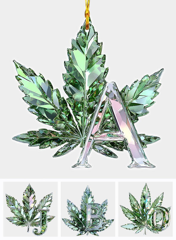 Stoned Alphabet - Personalized Weed Ornament
