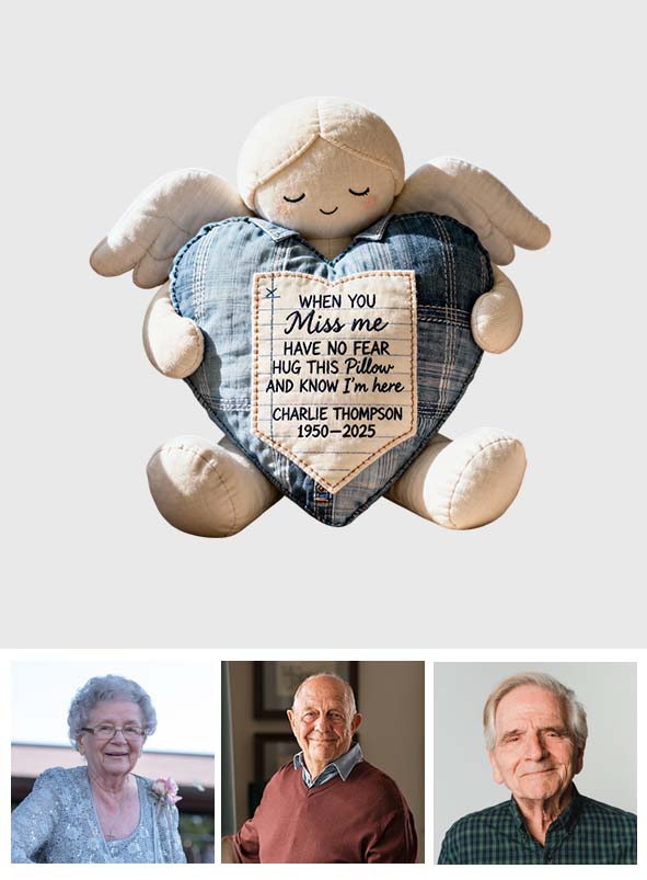 Forever In Our Hearts - Personalized Memorial Shaped Pillow