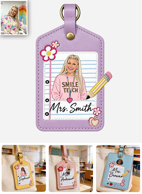 Back To School Gift For Teacher - Personalized Teacher Luggage Tag