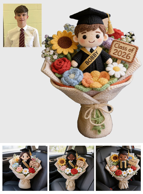 Happy Graduation Gift - Personalized Graduation Premium Faux Fur Pillow