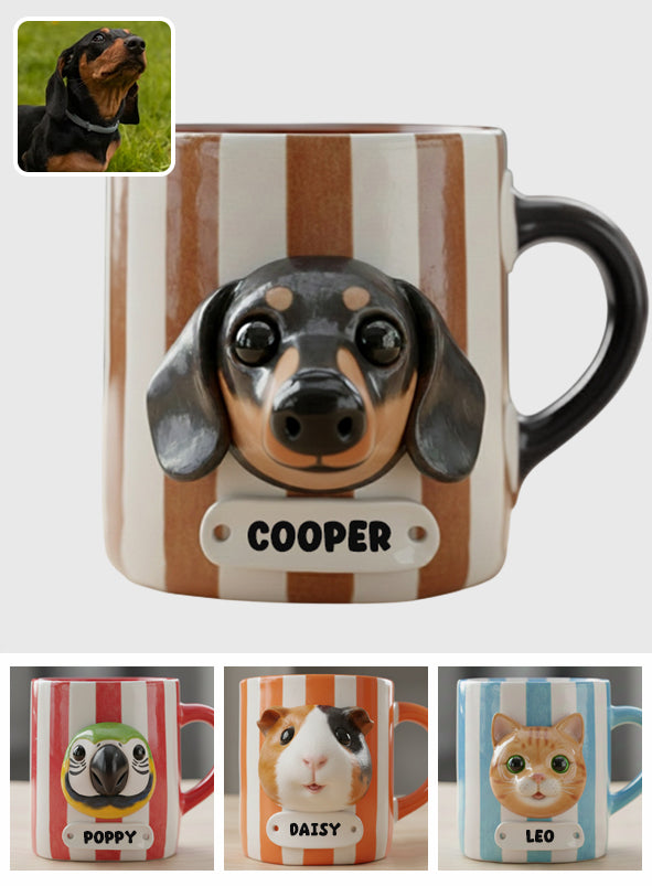 Beautiful Animals - Personalized Dog Accent Mug