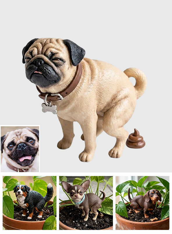 Figurine 3D Premium Personnalisée - Photo Amusante de Votre Animal
