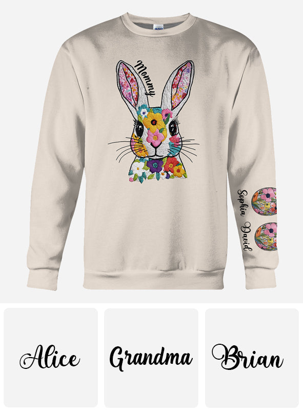 Cadeau « Lapin de maman » pour maman, grand-mère… - T-shirt personnalisé « Maman »