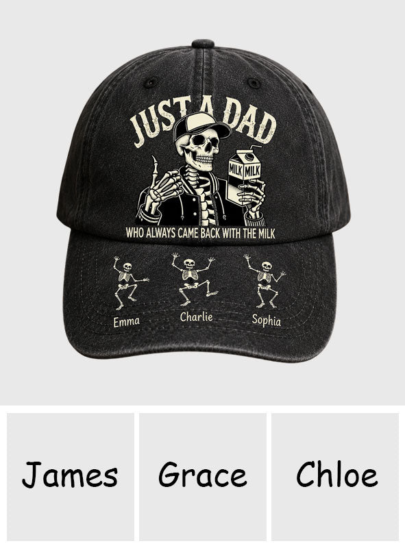 Un Papa Qui Ramène Toujours Du Lait - Casquette Classique Personnalisée