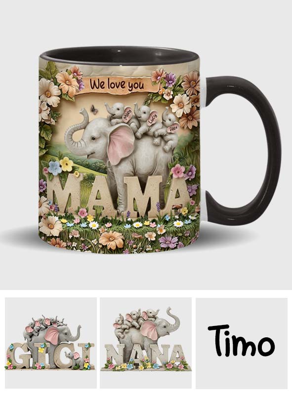 We Love You - Personalized Mother Accent Mug