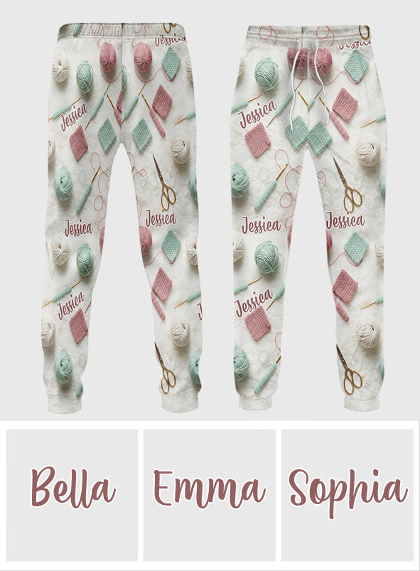 Love Crochet - Personalized Crocheting Unisex Sweatpants