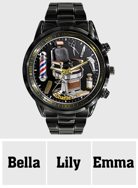 Montre de coiffeur personnalisée