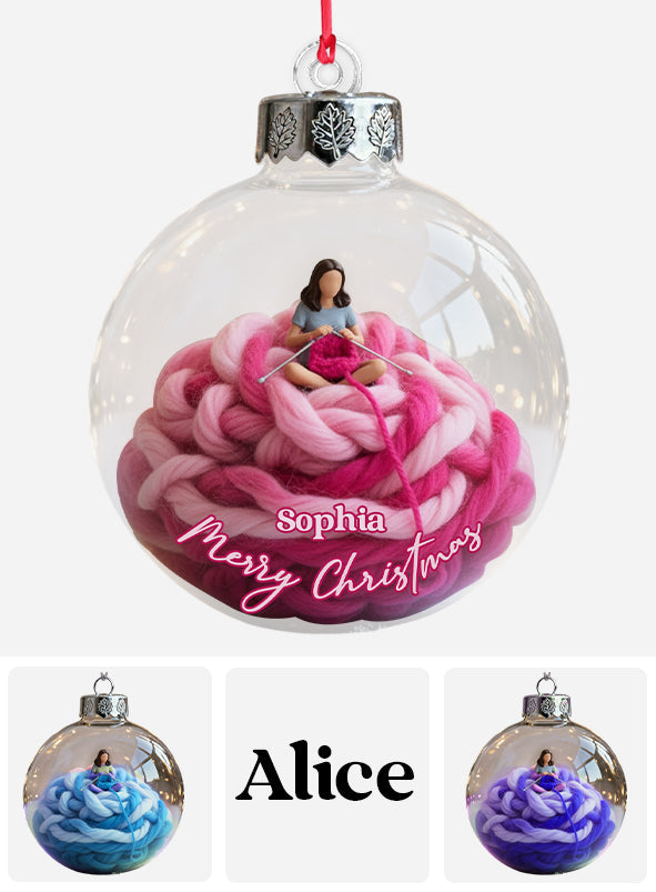 J'adore le crochet - Ornement personnalisé au crochet