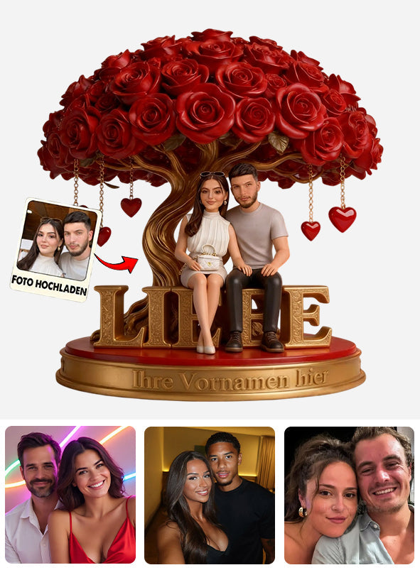 Figurine de papier personnalisée sous Rosenbaum - Plaque acrylique personnalisée pour papier sous forme individuelle