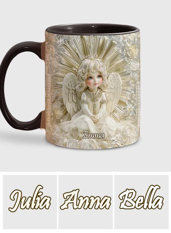 Beautiful Angel - Personalized Christian Accent Mug