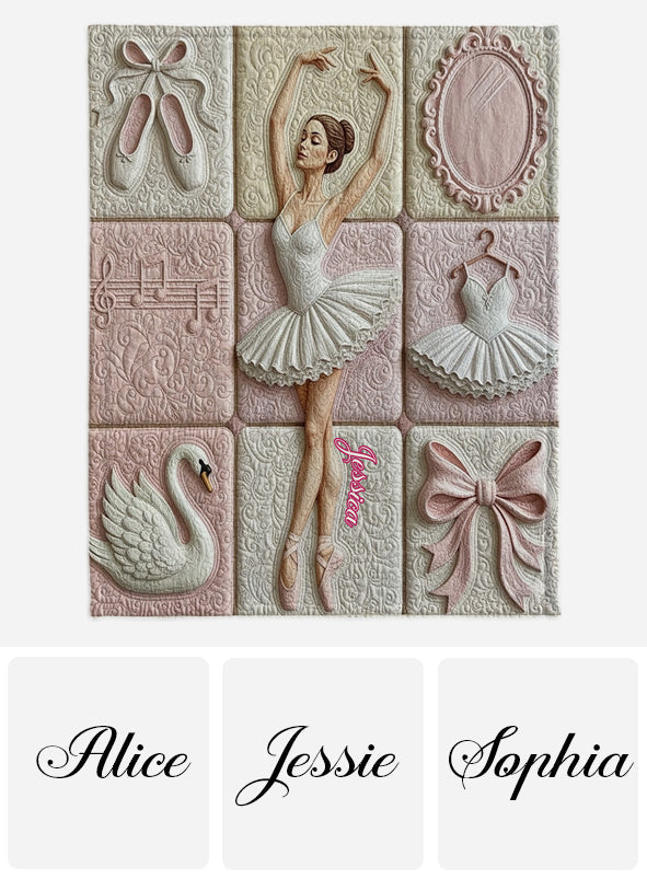 Couverture de ballet personnalisée Love Ballet -