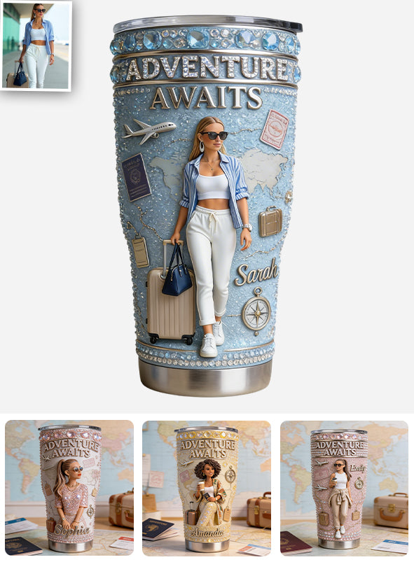 Tasse de Voyage Personnalisée - Photo Personnalisée