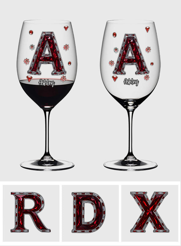 Aimez le vin - Verre à vin personnalisé à longue tige