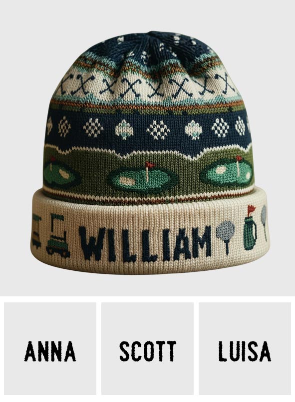 Hiver Golf - Bonnet de golf personnalisé