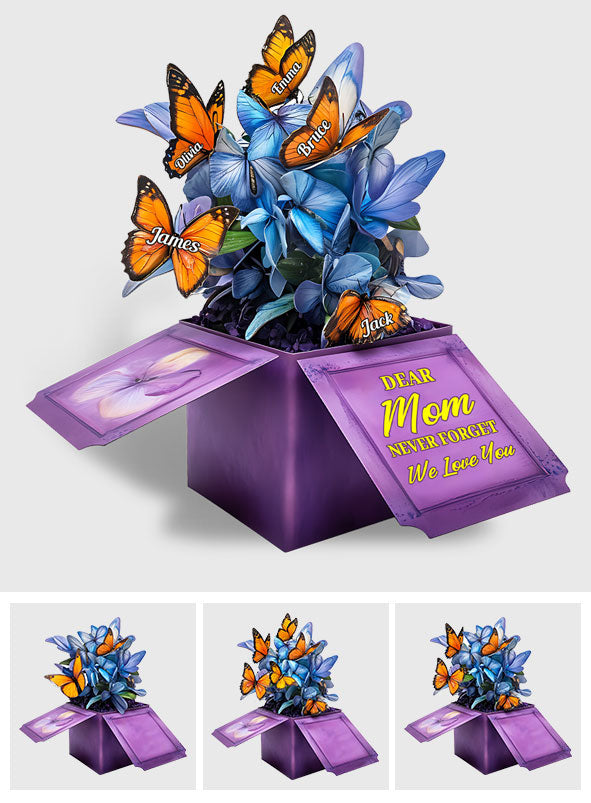 Mom Pop-up Box - Personalized Mother Custom Shaped Acrylic Plaque