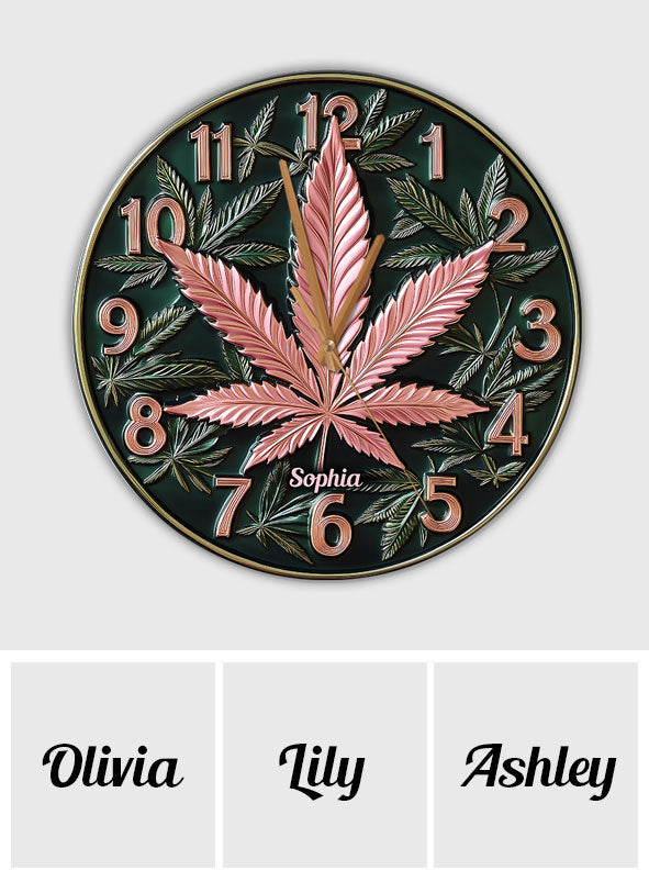 It's 420 Somewhere - Personalized Weed Wall Clock