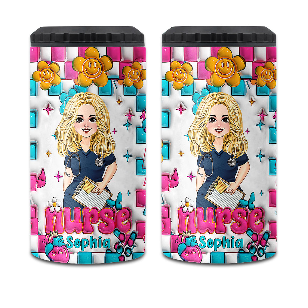 Nurse Life - Personalized Nurse Can Cooler