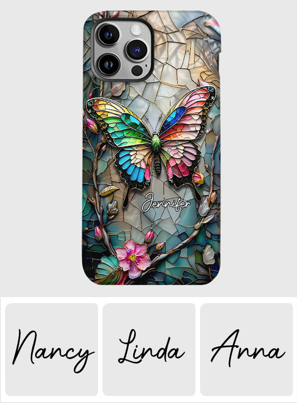 Love Butterflies - Personalized Butterfly Full Print Phone Case