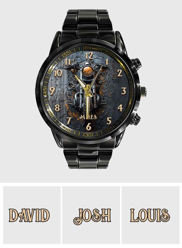 Montre de motard personnalisée Ride All Times