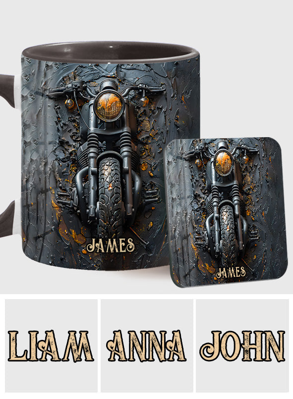 Ne sous-estimez jamais un vieux motard ! – Mug personnalisé pour motard