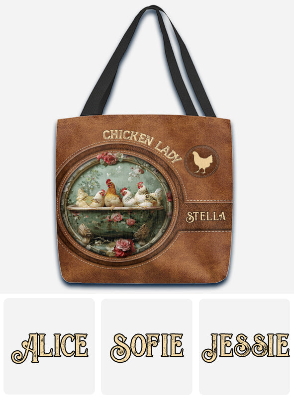Sac fourre-tout personnalisé Chicken Lady - Chicken Lady