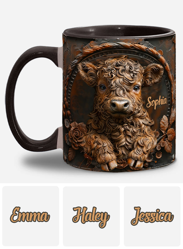 Baby Cow - Personalized Accent Mug