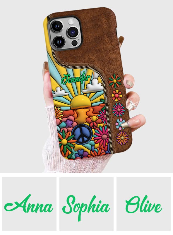 Hippie Soul - Personalized Hippie Full Print Phone Case