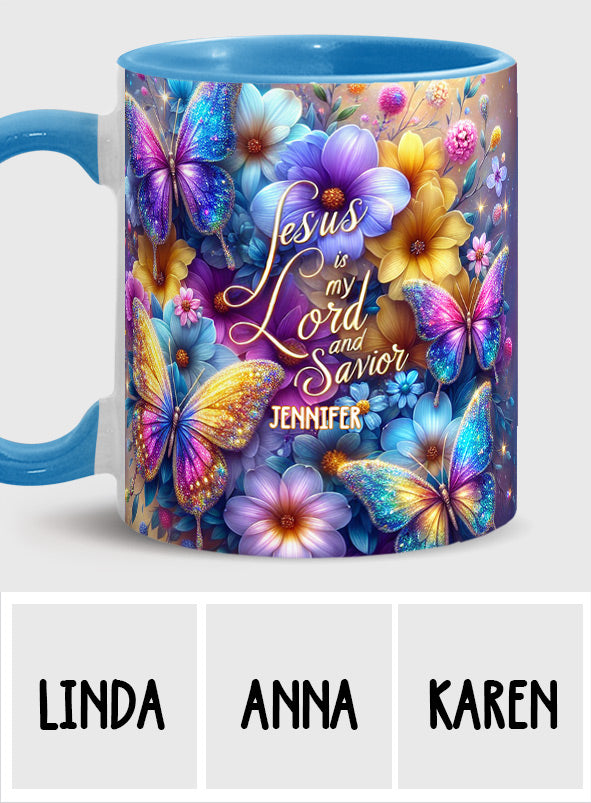 Jesus Is My Lord - Personalized Christian Accent Mug