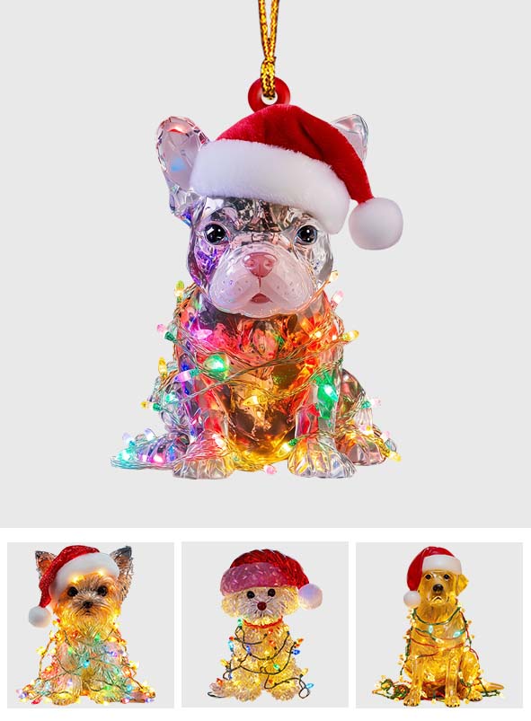 Merry Woofmas - Personalized Dog Ornament