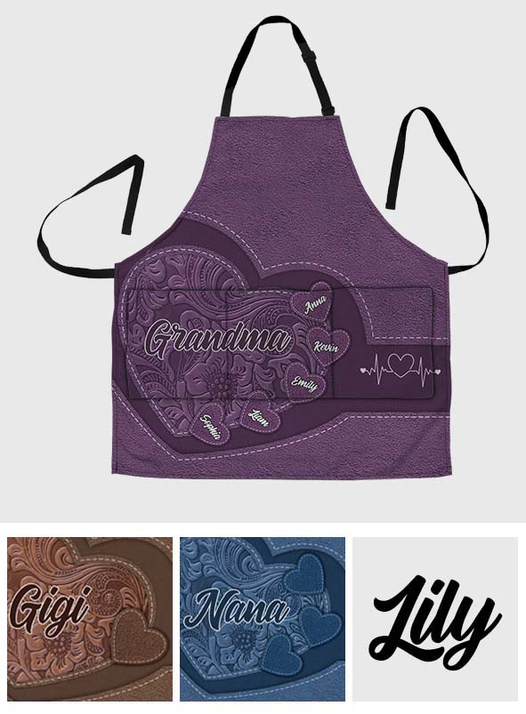 Best Grandma Ever - Personalized Grandma Apron