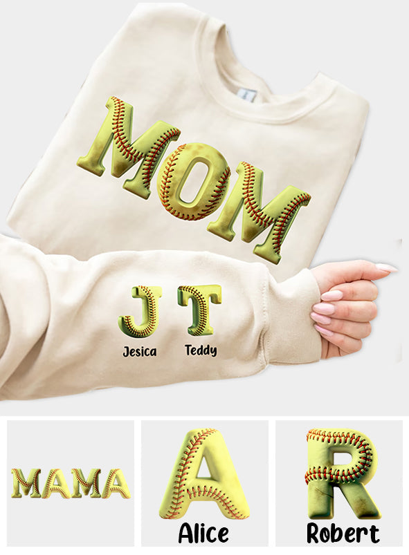Solfball Mom - Personalized Softball All Over Shirt