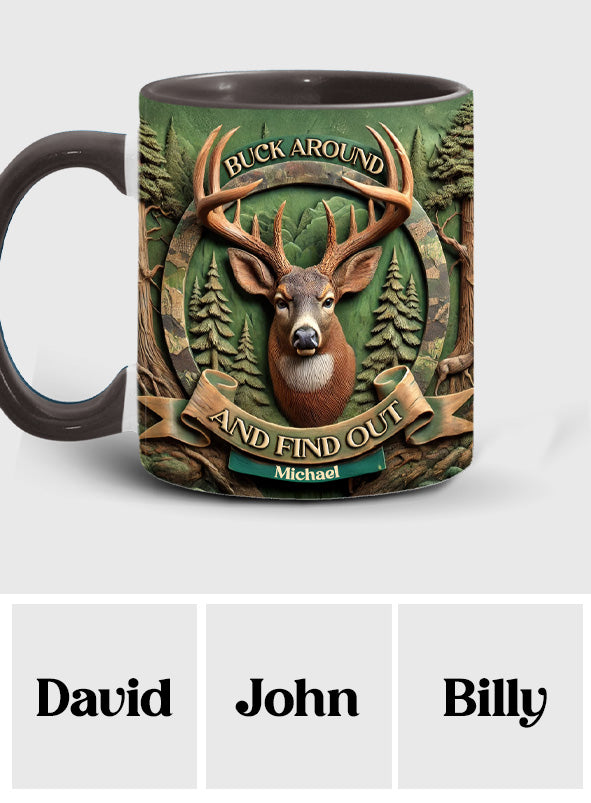 Chassez et découvrez ! - Mug personnalisé à thème chasse