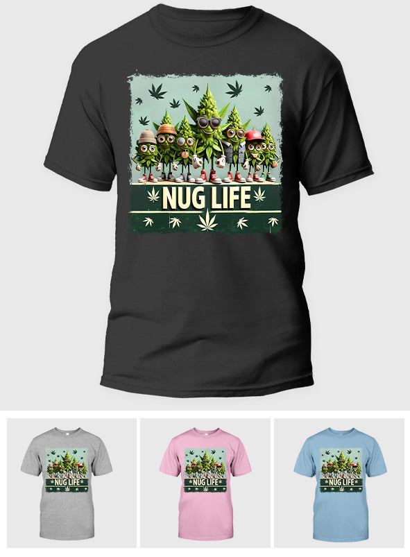Nug Life - T-shirt et sweat à capuche sur le thème du cannabis