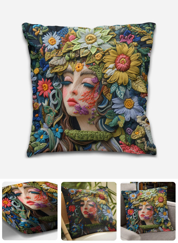 Coussin décoratif Floral Lady - Jardinage