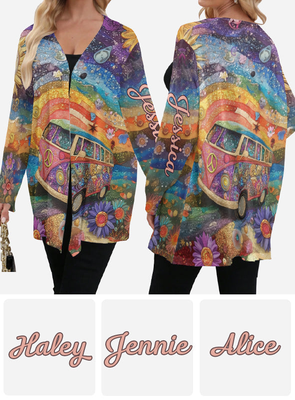 Gilet hippie personnalisé pour fille hippie
