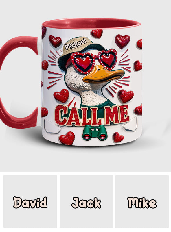 Appelle-moi - Mug personnalisé à thème chasse