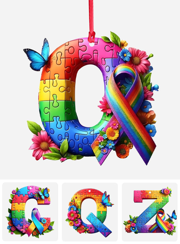 Never Walk Alone - Personalized Autism Awareness Ornament