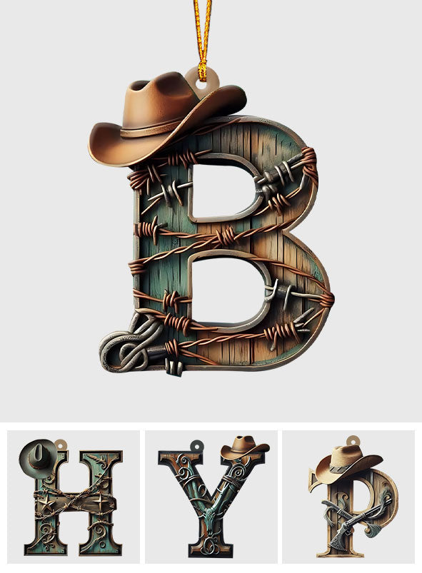 Strong Cowboy - Personalized Ornament