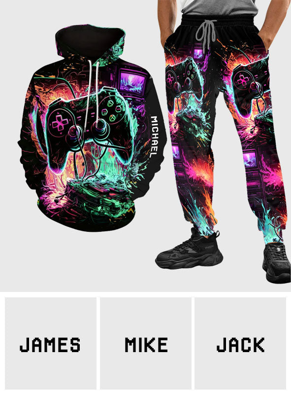 Gamer - Personalized Video Game Hoodie and Sweatpants