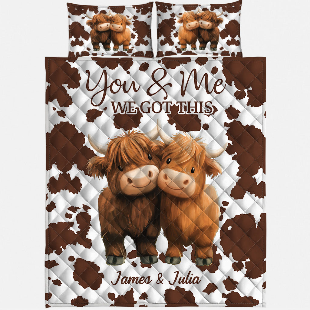 You And Me We Got This - Personalized Quilt Set