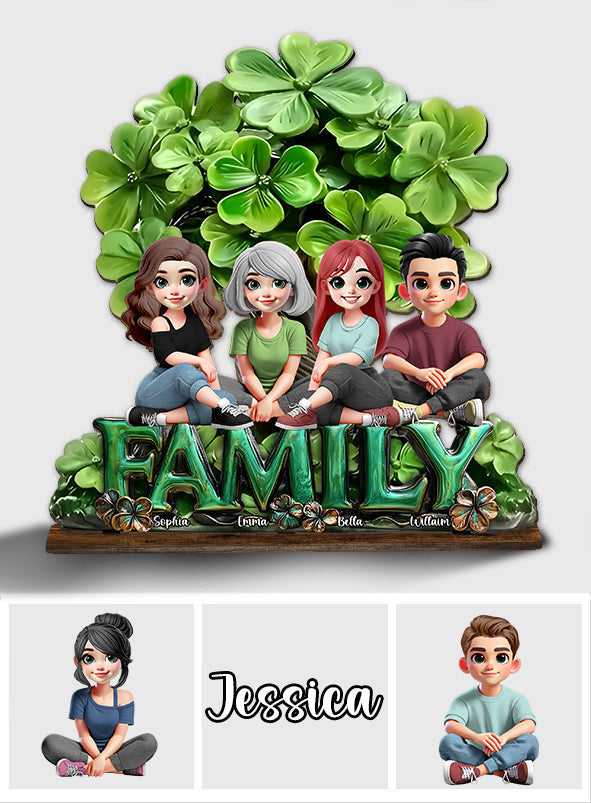 Bonne fête de la Saint-Patrick ! Décoration personnalisée pour la Saint-Patrick, 1 grand panneau autoportant à un niveau.