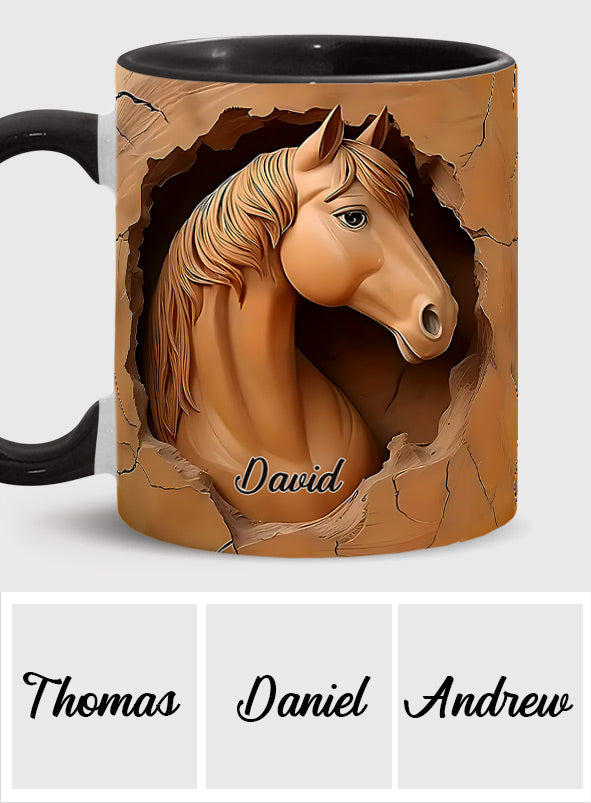 Love Horse - Personalized Horse Accent Mug