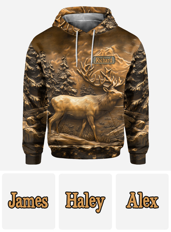 Hunting Deer - Personalized Hunting All Over Shirt