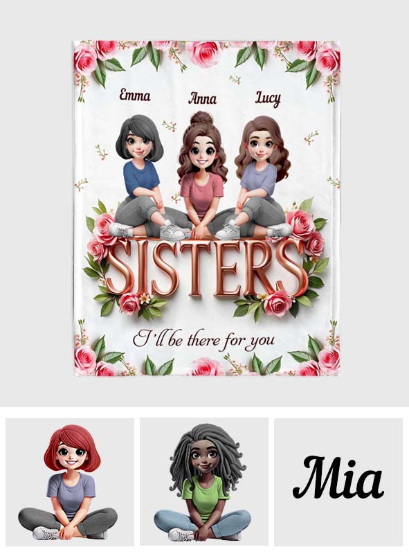 Sisters - Personalized Bestie Blanket