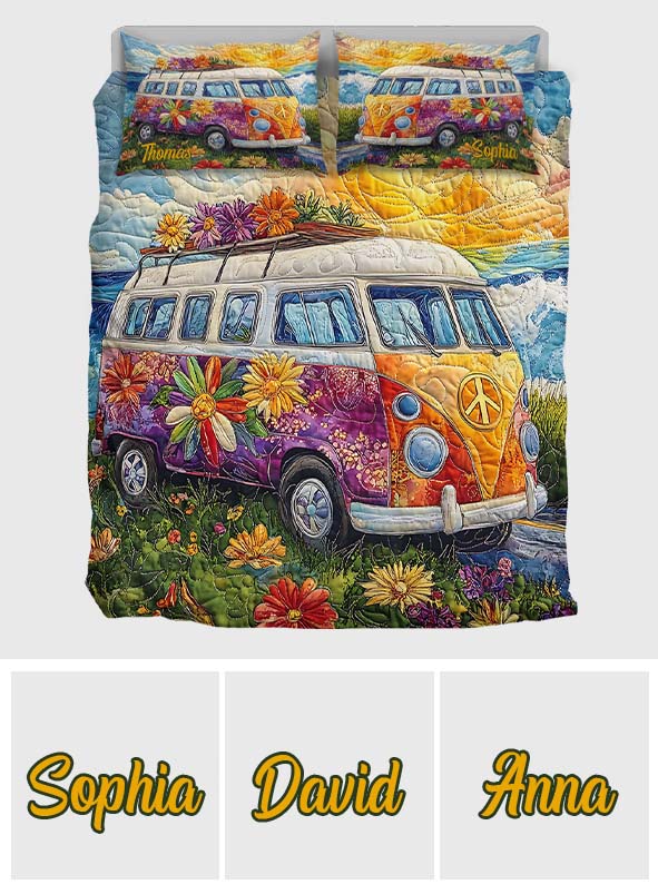 Hippie Soul - Personalized Hippie Bedding Set