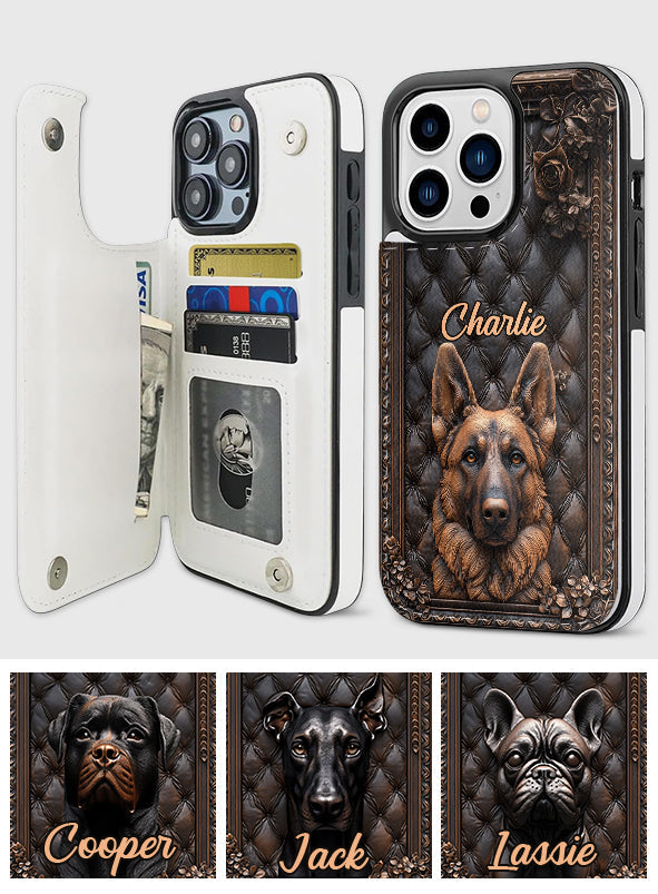 German Shepherd Lover - Personalized Dog Foldable Wallet Phone Case