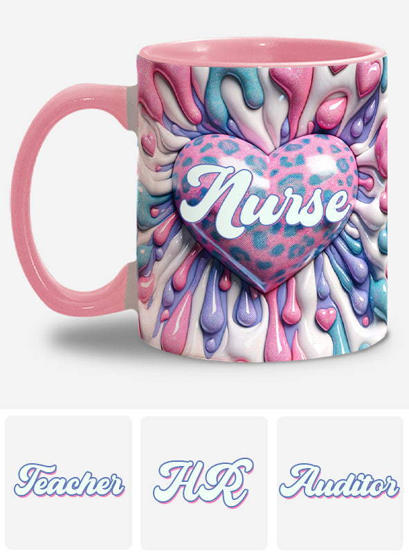 J'adore mon travail - Mug personnalisé pour collègue