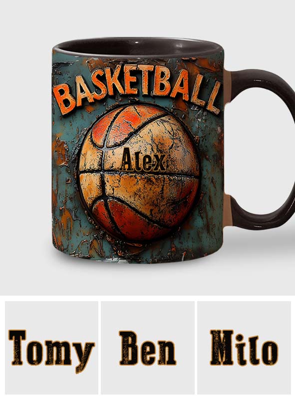 Mug personnalisé Basketball For Life - À l'effigie du basketball