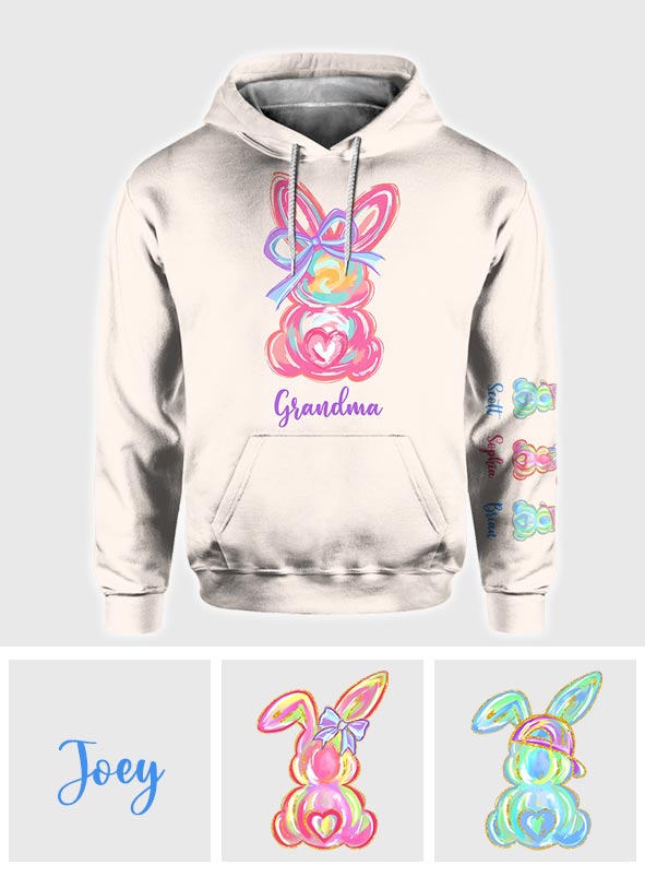 T-shirt personnalisé « Grandma's Peeps »